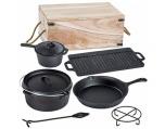 7-piece camping pot set